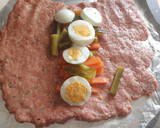 Foto del paso 6 de la receta: Pastel de carne picada relleno con verduras