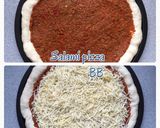 Foto langkah ke 4 dari resep Pizza with salami.