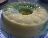 Foto langkah ke 2 dari resep Puding lumut mentega kombinasi.