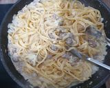 Foto langkah ke 8 dari resep Fettucini Carbonara.