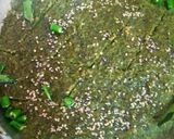 A picture of step 8 of Mung sprouts dhokla.