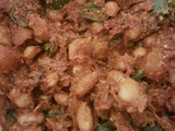 Tumis kacang merah ati ampela cabe ijo