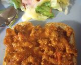 A picture of step 4 of Open-faced Sloppy Joe in Memory of my Mother.