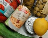 Toszkán tonhalas babsaláta recept fázis 1 fotója