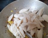 A picture of step 3 of Idli fry.