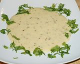 A picture of step 3 of Jon style mustard sauce.