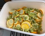 Une image de l'étape 10 de Courgettes jaunes au céleri, tomate,coriandre et épices.