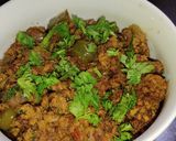 A picture of step 7 of Mutton Qeema, Green Bell Pepper And Onion.