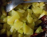 A picture of step 1 of Pumpkin bharta.