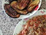 لفائف الباذنجان المحشيه بطعم لا يقاوم 😘😋