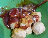Foto langkah ke 1 dari resep Bakso bakar barbeque (teflon).