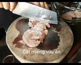 Hình bước làm 4 của món Cật lợn hấp gừng