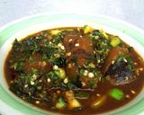 A picture of step 8 of Okra and Garden Egg Soup.