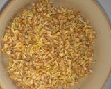 Foto del paso 1 de la receta: Ensalada de brotes de trigo sarraceno marinados #raw, #alcalino