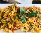 A picture of step 8 of Coloured pasta.