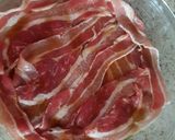 A picture of step 1 of My Dried Maple Syrup Streaky Bacon Crispies 😚.