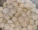 A picture of step 2 of Capsicum & Soya Chunks kadhai masala.