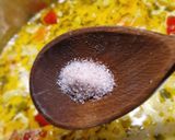 Sűrű "csirkeleves" jackfruittal és gnoccihval (vegán) recept fázis 4 fotója