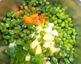 A picture of step 2 of Veg russian salad.