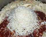 A picture of step 4 of Spaghetti with Eggs.