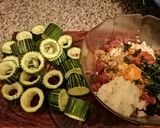 Une image de l'étape 3 de Courgettes farcies. Recette printanière à la djamicoo.