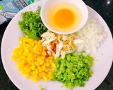 Hình bước làm 1 của món Sandwich cua nướng (baby food)