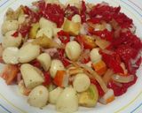 Foto del paso 3 de la receta: Ensalada de pimientos rojos y pulpo