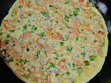 Healthy Oats Veggies Egg Cheela