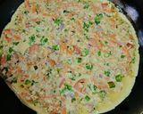A picture of step 3 of Healthy Oats Veggies Egg Cheela.