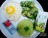 Foto langkah ke 4 dari resep Nasi Hijau.