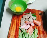 Hình bước làm 1 của món Cơm xào