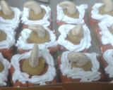 A picture of step 6 of Tri colour halwa.