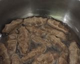 A picture of step 2 of Chhurma ladoo.