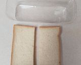Foto langkah ke 2 dari resep Setup roti tawar saus keju.