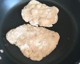 Une image de l'étape 2 de Galettes de lentilles (vegan et sans gluten) - petits pains plats - sauce végétale miel/citron.