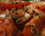 Foto del paso 6 de la receta: Tomate Maduro con Arena de Olivas Negras