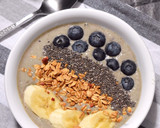 Foto langkah ke 3 dari resep Smoothie brokoli/pisang/ blueberry.