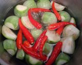 รูปขั้นตอนการทำที่ 2 ของ ซุปมะเขือผัดหมู