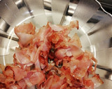 Foto del paso 1 de la receta: Fideos con salsa de champiñones y panceta fácil