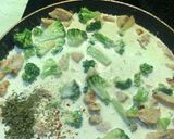 Tejszínes brokkolis csirkemell recept fázis 4 fotója