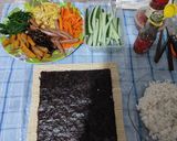 Foto langkah ke 6 dari resep Kimbab/ Gimbab 🍣.