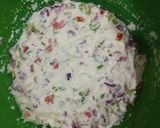A picture of step 4 of Veg Rava Appam/appe.
