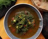 सुवा भाजी सब्ज़ी (recipe of dill leaves sabzi in Hindi) रेसिपी चरण 6 फोटो