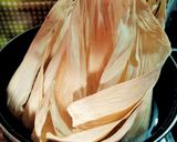 A picture of step 1 of Oat and Sweet Corn Tamales.
