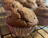 A picture of step 6 of Pumpkin Spice Cocoa Muffins.