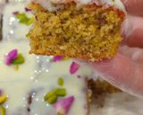 A picture of step 8 of Pistachio Cheesecake.