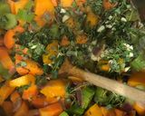 A picture of step 4 of Minestrone soup.