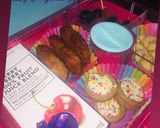 A picture of step 1 of Rainbow lunch box!🌈.