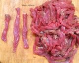 A picture of step 2 of Shredded Beef Soup.
