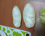 Foto del paso 3 de la receta: Bocadillo de ternera empanada con tomate, escarola y mayonesa